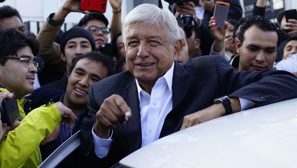 Andrés Manuel López Obrador, el presidente electo de México Andrés Manuel López Obrador, el presidente electo de México - Sputnik Mundo