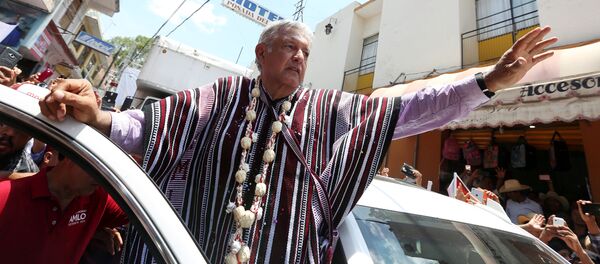 Andrés Manuel López Obrador, el presidente electo de México Andrés Manuel López Obrador, el presidente electo de México - Sputnik Mundo
