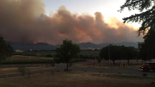 Incendios en California, EEUU - Sputnik Mundo