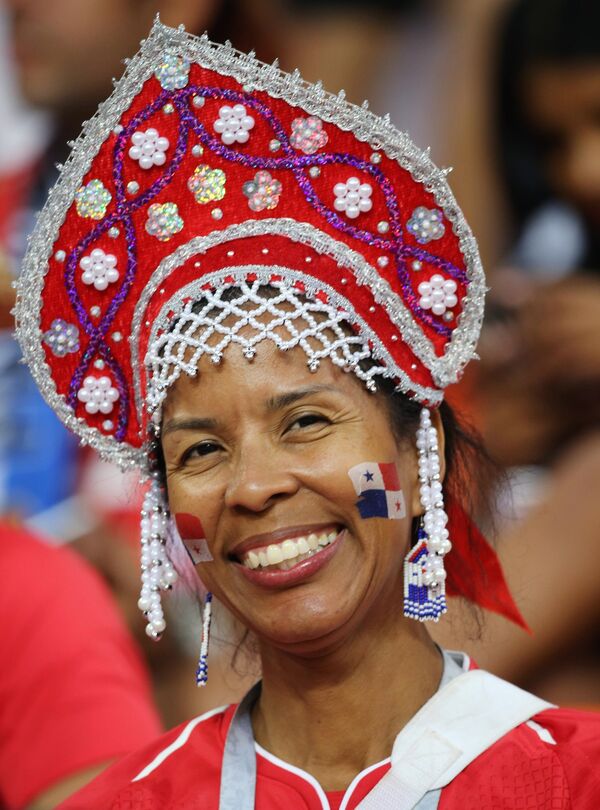 Una hincha de Panamá - Sputnik Mundo