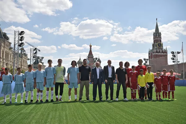 Vladímir Putin y el deporte rey Vladímir Putin y el deporte rey - Sputnik Mundo
