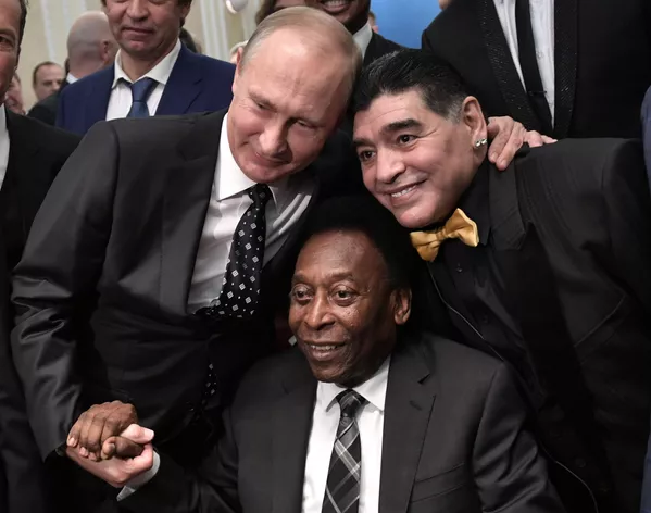 Vladímir Putin y el deporte rey Vladímir Putin y el deporte rey - Sputnik Mundo