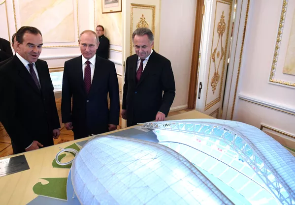 Vladímir Putin y el deporte rey Vladímir Putin y el deporte rey - Sputnik Mundo