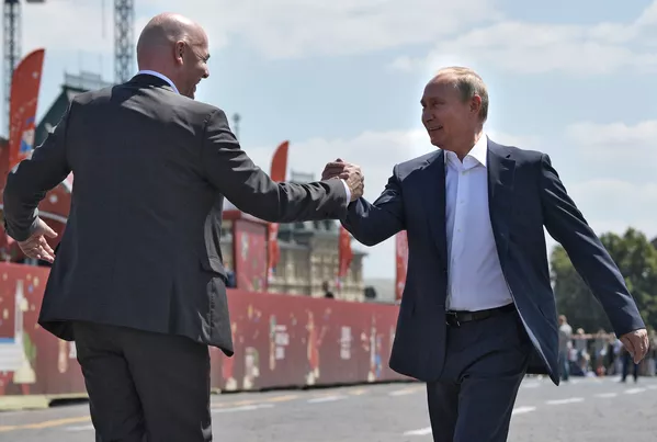 Vladímir Putin y el deporte rey Vladímir Putin y el deporte rey - Sputnik Mundo