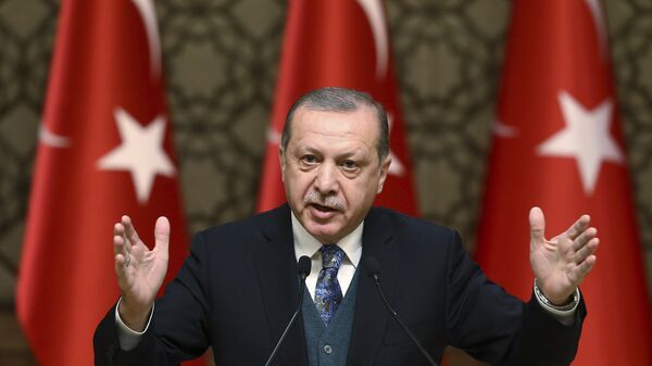 Recep Tayyip Erdogan, presidente de Turquía - Sputnik Mundo