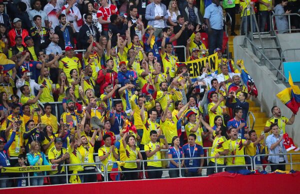 El estadio Spartak durante el partido Colombia – Inglaterra  - Sputnik Mundo