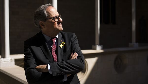 Quim Torra, presidente de la Generalitat de Cataluña - Sputnik Mundo