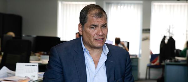 Rafael Correa, expresdente de Ecuador - Sputnik Mundo