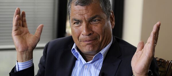 Rafael Correa, expresidente de Ecuador Rafael Correa, expresidente de Ecuador - Sputnik Mundo