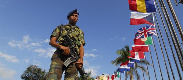 Soldado dominicano Soldado dominicano - Sputnik Mundo