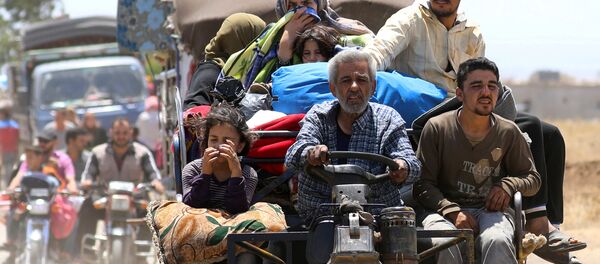 Desplazados en Siria - Sputnik Mundo