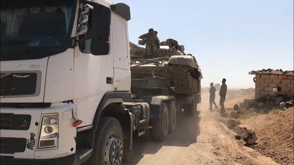 El Ejército sirio logra llegar a las fronteras de Jordania El Ejército sirio logra llegar a las fronteras de Jordania - Sputnik Mundo