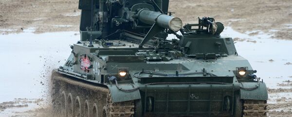 El mortero autopropulsado 2S4 Tyulpan El mortero autopropulsado 2S4 Tyulpan - Sputnik Mundo