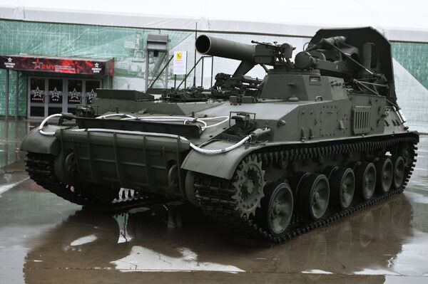 El mortero autopropulsado 2S4 Tyulpan El mortero autopropulsado 2S4 Tyulpan - Sputnik Mundo