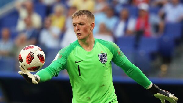 Jordan Pickford, portero de la selección de Inglaterra - Sputnik Mundo