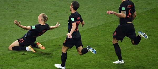 Jugadores de la selección de Croacia - Sputnik Mundo