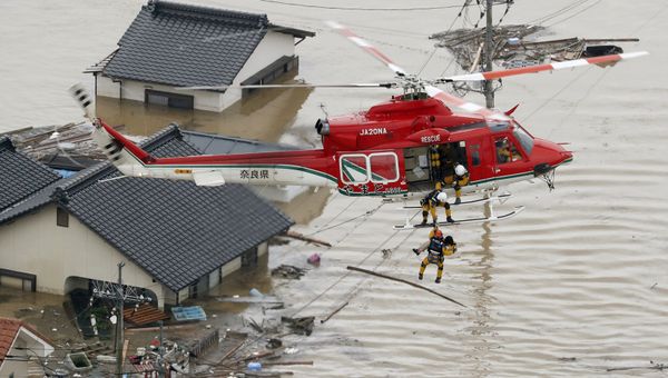 Lluvias torrenciales en Japón Lluvias torrenciales en Japón - Sputnik Mundo