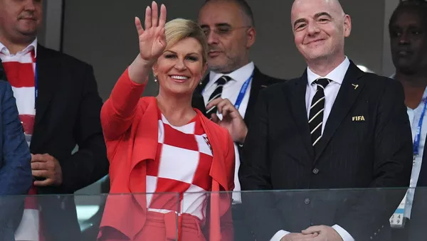 La presidenta de Croacia Kolinda Grabar-Kitarovic - Sputnik Mundo