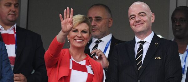 La presidenta de Croacia Kolinda Grabar-Kitarovic - Sputnik Mundo