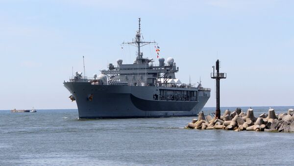 El USS Mount Whitney - Sputnik Mundo