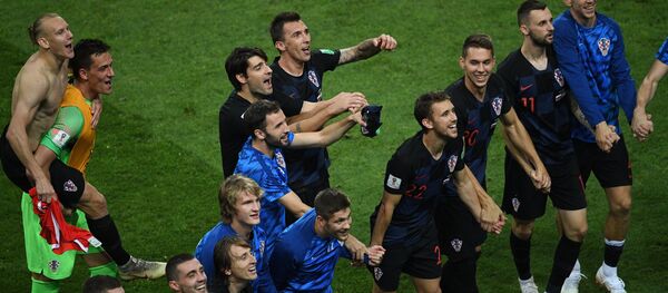 Los jugadores de la selección de Croacia - Sputnik Mundo