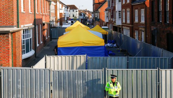 Policía en Amesbury, Reino Unido - Sputnik Mundo