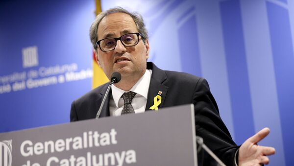 Quim Torra, presidente de la Generalitat de Cataluña - Sputnik Mundo