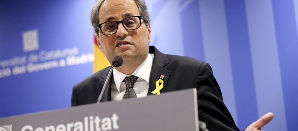 Quim Torra, presidente de la Generalitat de Cataluña - Sputnik Mundo