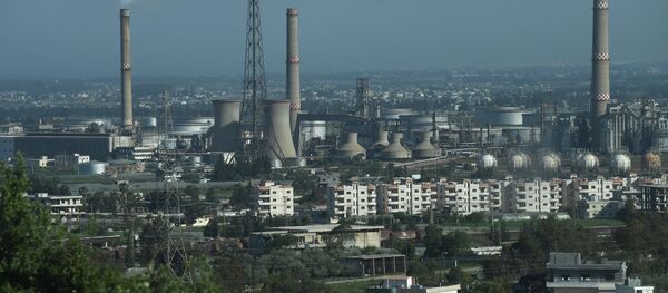 Una central eléctrica en Siria Una central eléctrica en Siria - Sputnik Mundo