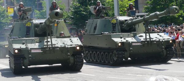 Desfile de las Fuerzas Armadas de España (imagen referencial) Desfile de las Fuerzas Armadas de España (imagen referencial) - Sputnik Mundo