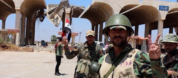 Soldados del Ejércrito sirio en Deraa - Sputnik Mundo