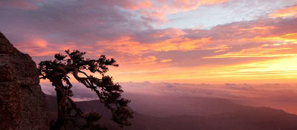 Un magnífico amanecer en Crimea - Sputnik Mundo