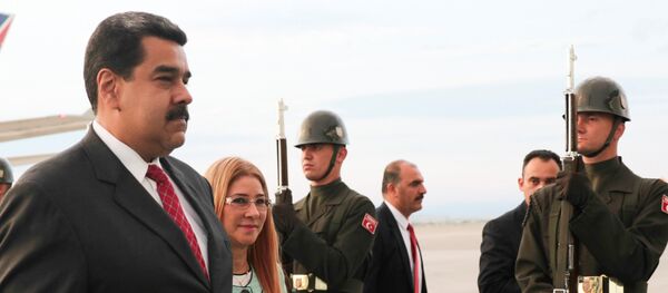 Nicolás Maduro, el presidente de Venezuela, durante su visita a Turquía - Sputnik Mundo