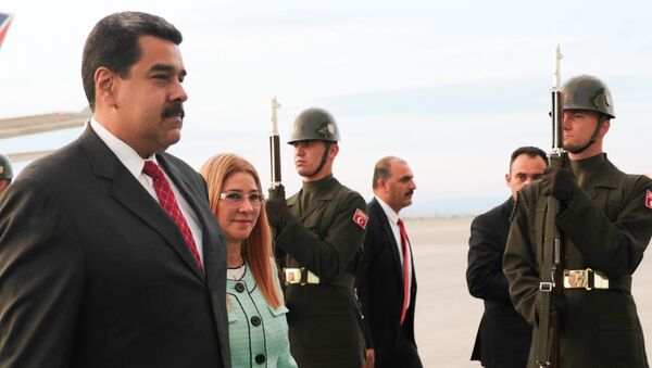 Nicolás Maduro, el presidente de Venezuela, durante su visita a Turquía - Sputnik Mundo