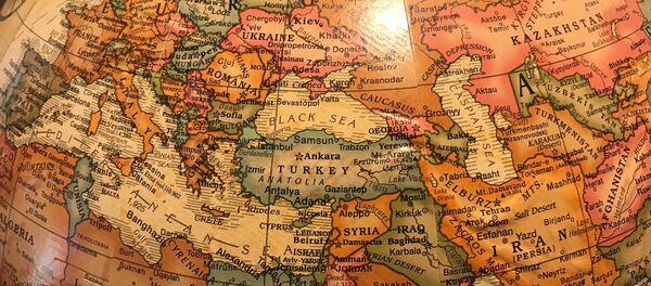 Mapa de Oriente Medio - Sputnik Mundo