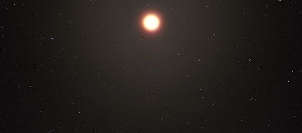 Una imagen de Ross 128b, visión artística - Sputnik Mundo