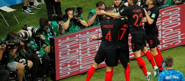 Los jugadores de la selección de Croacia - Sputnik Mundo