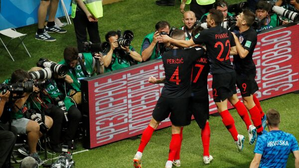 Los jugadores de la selección de Croacia Los jugadores de la selección de Croacia - Sputnik Mundo