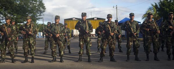 Soldados de Nicaragua Soldados de Nicaragua - Sputnik Mundo