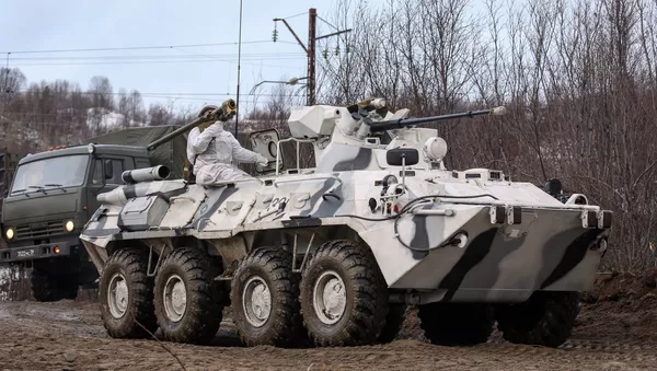 Transporte blindado BTR-82A, imagen referencial