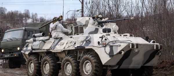 Transporte blindado BTR-82A, imagen referencial - Sputnik Mundo