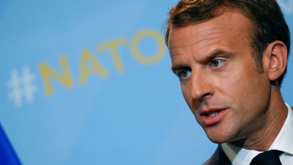Emmanuel Macron, presidente de Francia Emmanuel Macron, presidente de Francia - Sputnik Mundo