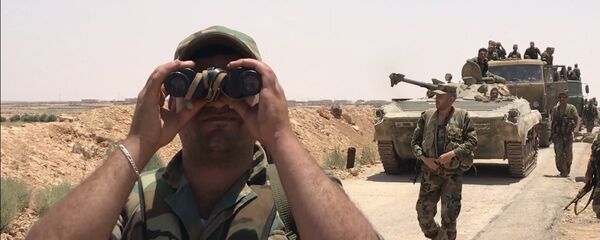 Los militares de Siria en la provincia de Deraa - Sputnik Mundo