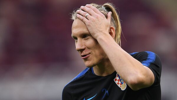 Domagoj Vida, defensa de la selección croata - Sputnik Mundo