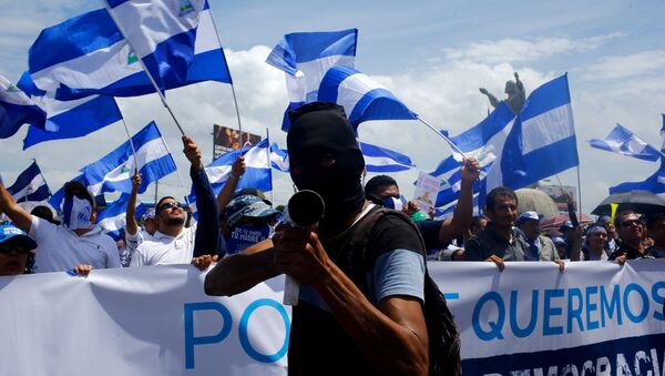 Protestas en Nicaragua - Sputnik Mundo