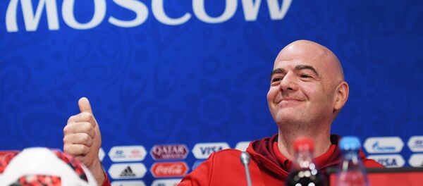 Gianni Infantino, el presidente de la FIFA - Sputnik Mundo