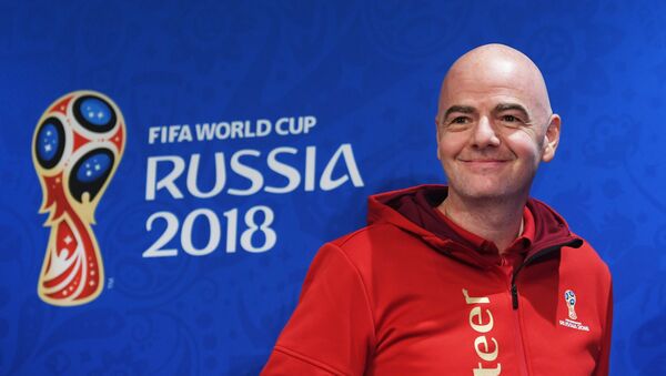 Gianni Infantino, el presidente de la FIFA - Sputnik Mundo