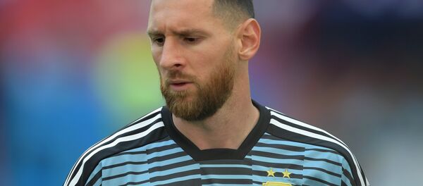 Lionel Messi, delantero argentino - Sputnik Mundo