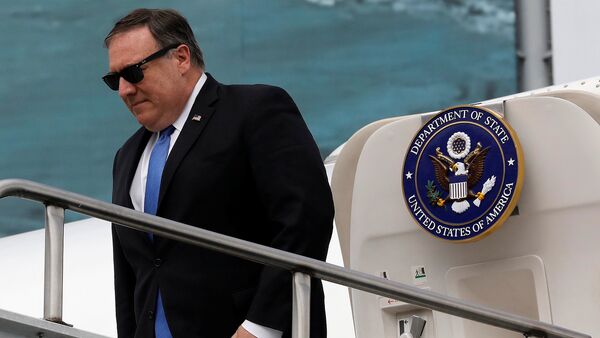 El secretario de Estado de EEUU, Mike Pompeo - Sputnik Mundo