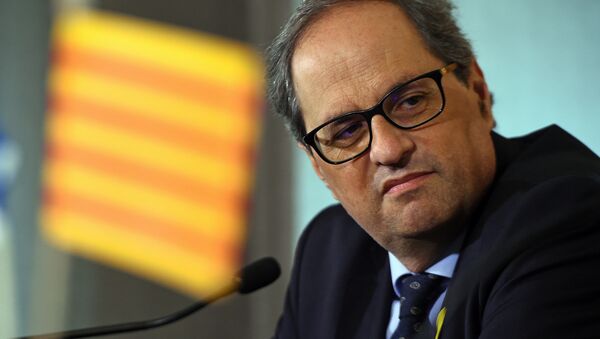 Quim Torra, presidente de la Generalitat de Cataluña - Sputnik Mundo